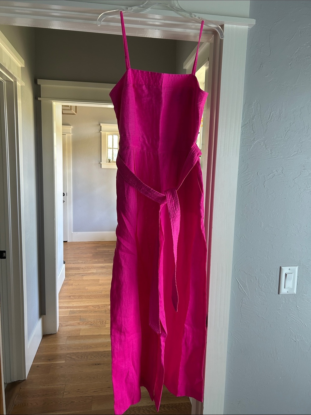 JCrew// hot pink jumpsuit, size 8T
